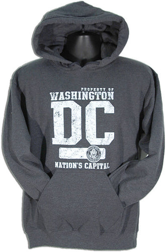 HOODED SWEATSHIRT - Property of DC CHARCOAL