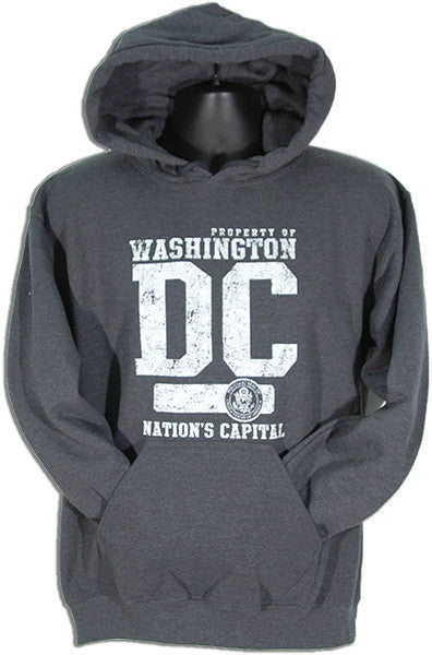HOODED SWEATSHIRT - Property of DC CHARCOAL
