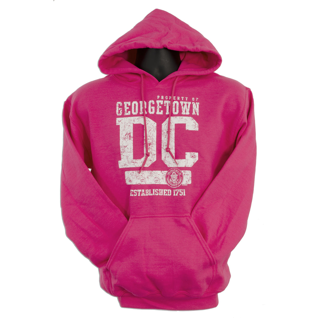 SWGU02H Hooded Sweatshirt - Property of Georgetown DC HELICONIA