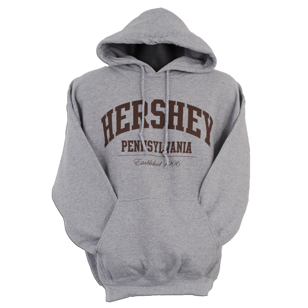 SWHP02A Hooded Sweatshirt - Hershey Arch SPORT GREY