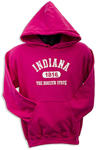 HOODED SWEATSHIRT Indiana Distress HELICONIA