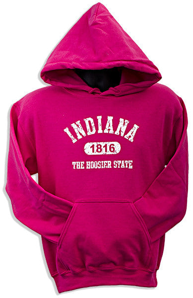 HOODED SWEATSHIRT Indiana Distress HELICONIA