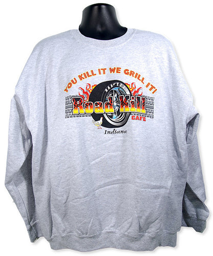 Asult Sweatshirt Road Kill Indiana Ash