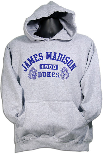 HOODED SWEATSHIRT / Grey - James Madison University 1908
