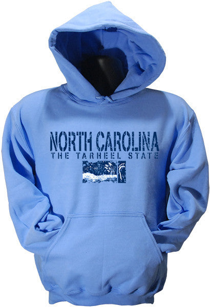 HOODED SWEATSHIRT North CAROLINA Carolina Blue