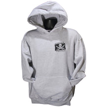 HOODED SWEATSHIRT Pirate Flags Norfolk/Virginia Ash Front