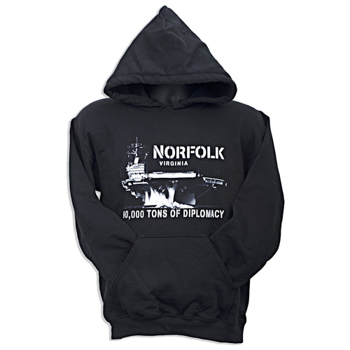 HOODED SWEATSHIRT Norfolk 90,000 Tons Black