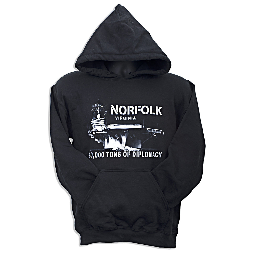 HOODED SWEATSHIRT Norfolk 90,000 Tons Black