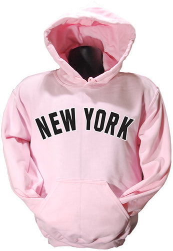 HOODED SWEATSHIRT New York Arch PINK
