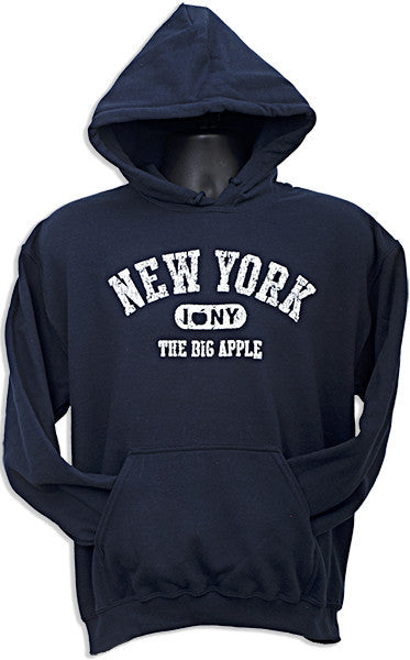 Hooded Sweat New York Big Apple NAVY XX