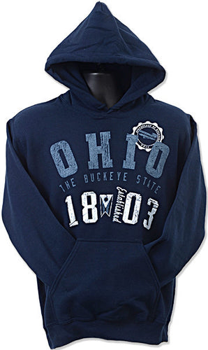 HOODED SWEATSHIRT Ohio Established Arch NAVY