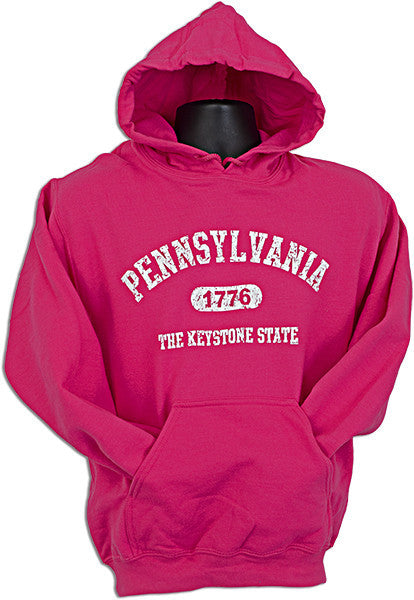 HOODED SWEATSHIRT Pennsylvania Distress HELICONIA