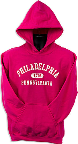 HOODED SWEATSHIRT Philadelphia Distressed HELICONIA