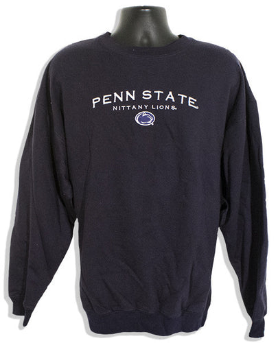 CREW SWEATSHIRTeat - Penn State Embr Plain Copper Navy