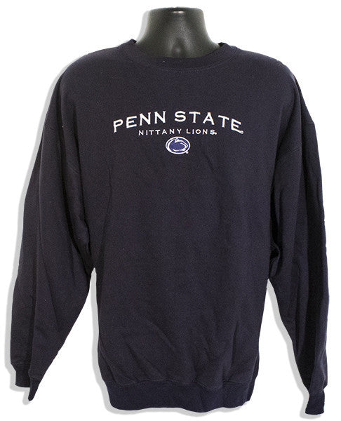 CREW SWEATSHIRTeat - Penn State Embr Plain Copper Navy
