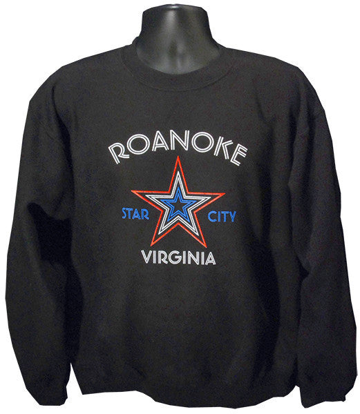 Asult Sweatshirt Roanoke Star BLACK