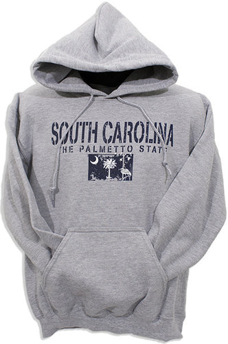 HOODED SWEATSHIRT South CAROLINA GREY