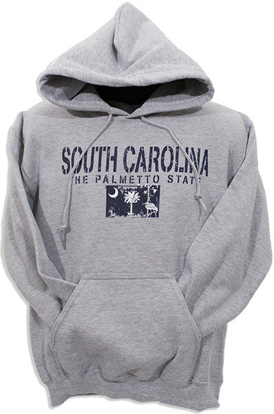 HOODED SWEATSHIRT South CAROLINA GREY