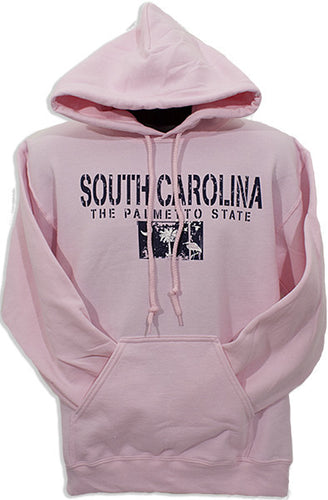 HOODED SWEATSHIRT South CAROLINA PINK