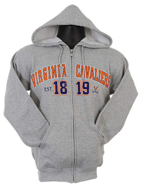 ZIP HOOD Virginia Cavaliers SPORT GREY XX