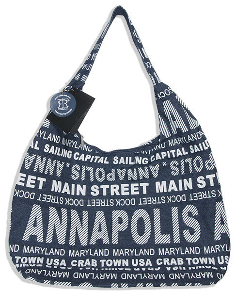 Robin Ruth Tote Bag - Big City Annapolis NAVY