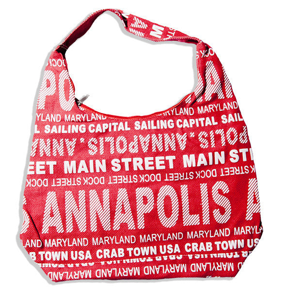 Robin Ruth Tote Bag - Big City Annapolis RED