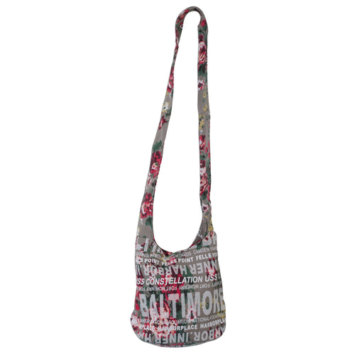 <p>This Robin Ruth shoulder sling bag makes a nice souvenir gift from Baltimore, Maryland.</p>