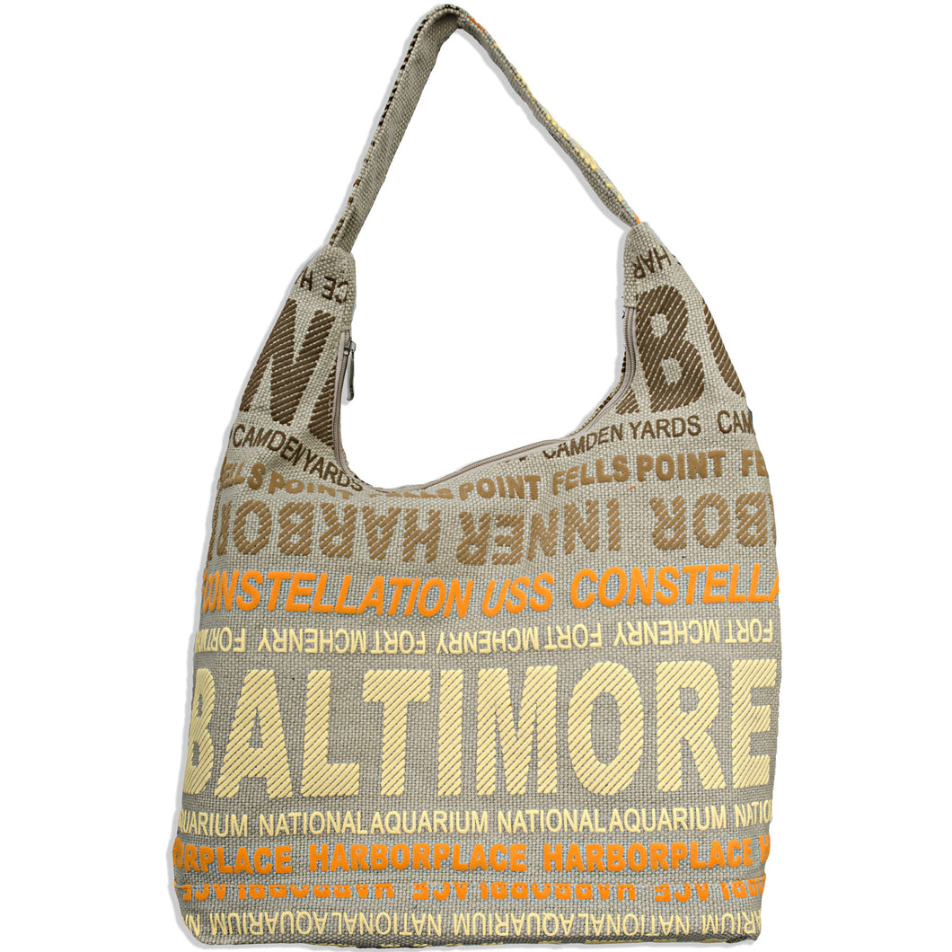 Robin Ruth Big City Baltimore Tote Bag - Khaki