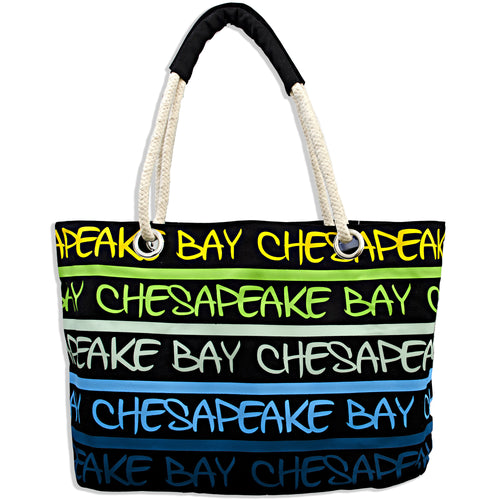 Robin Ruth Beach Bag - Chesapeake Bay Rain