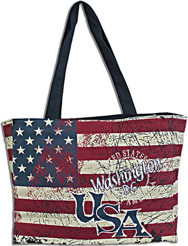 Robin Ruth Tote Bag - Medium USA Flag - Washington DC 