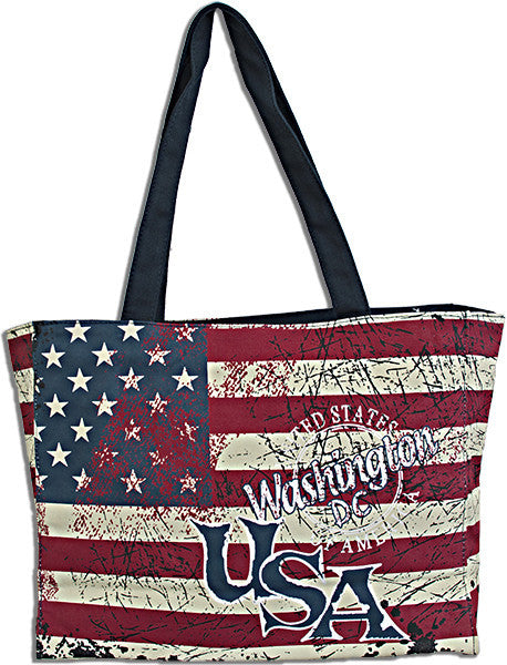 Robin Ruth Tote Bag - Medium USA Flag - Washington DC 