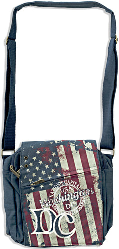 Robin Ruth Messenger Bag MEDIUM - US Flag Washington DC 