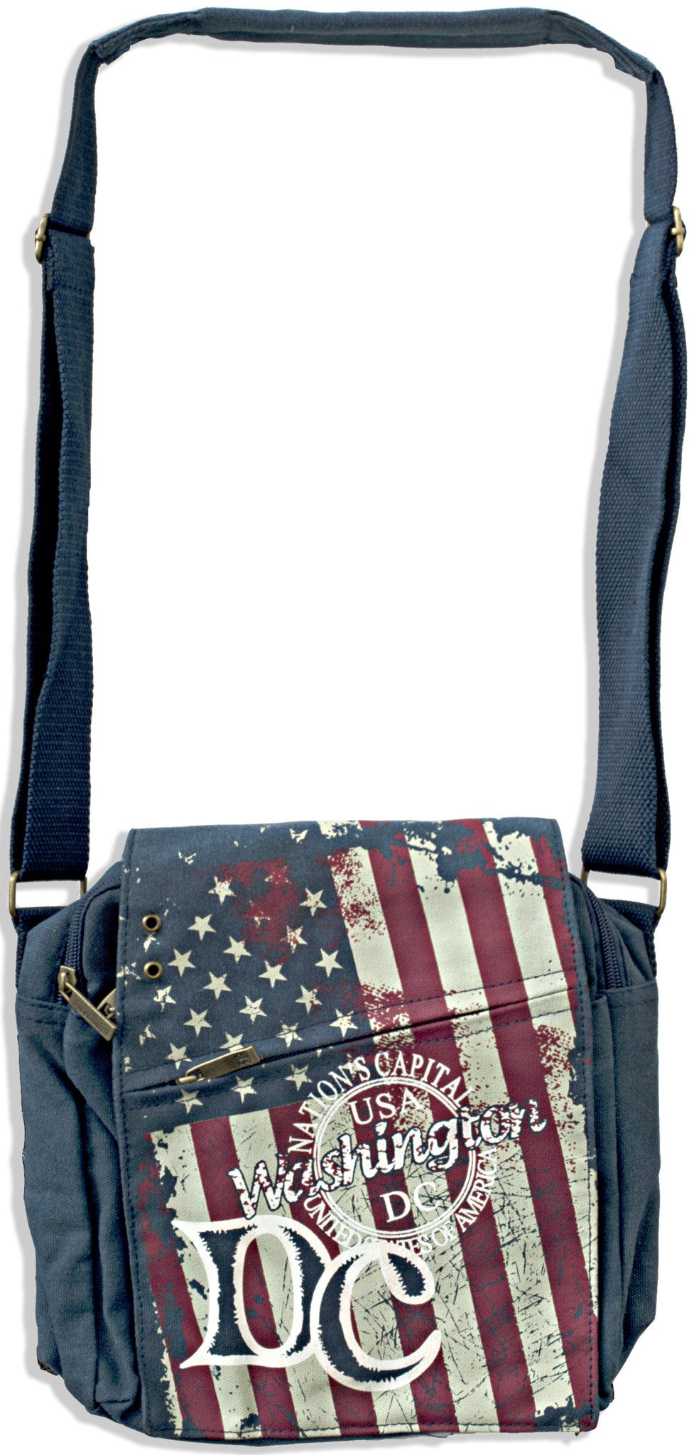 Robin Ruth Messenger Bag MEDIUM - US Flag Washington DC 