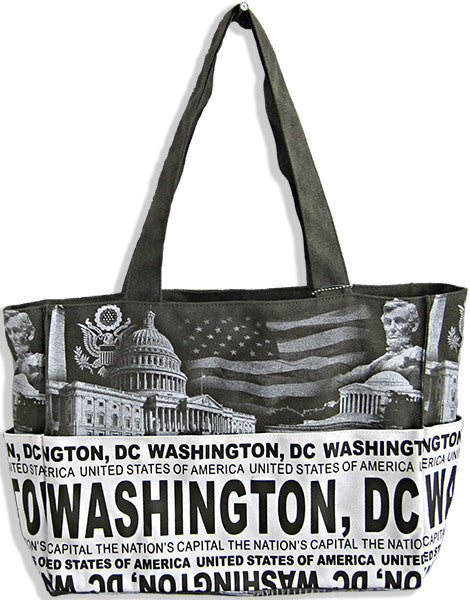 Robin Ruth Tote Bag - DC Skyline Olive/White 
