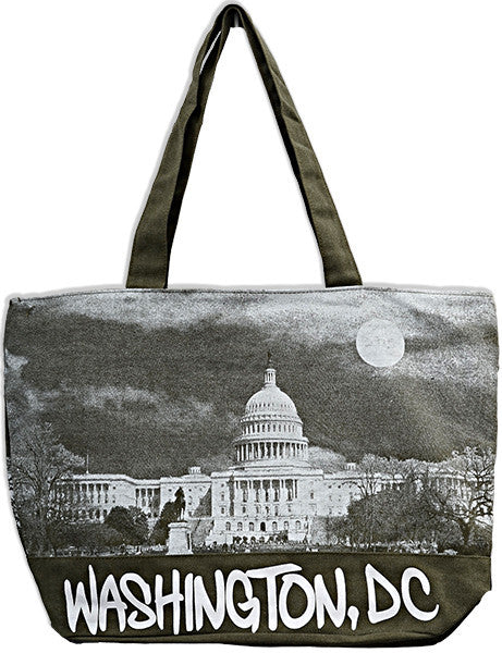 Robin Ruth Tote Bag - Photo - DC Capitol Black/Olive 