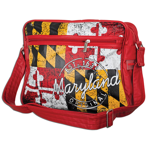 Robin Ruth Retro PVC Bowling Bag - Maryland Flag