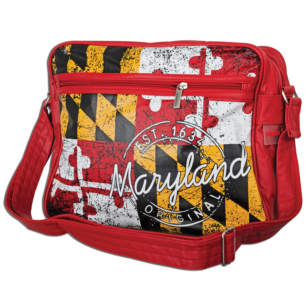 Robin Ruth Retro PVC Bowling Bag - Maryland Flag