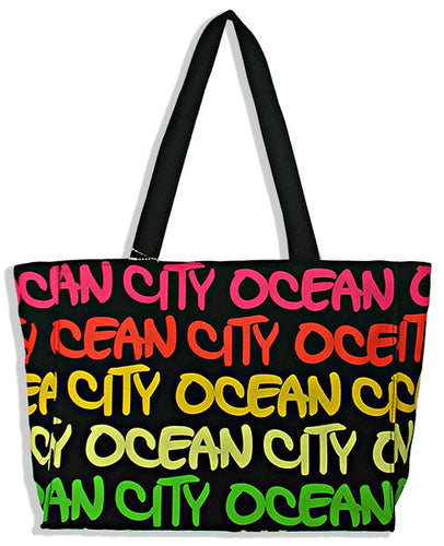 Robin Ruth Tote Bag - MEDIUM - Black/ Rain