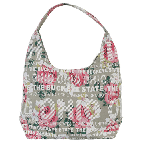 Tote Bag / Flowers - Ohio GREY