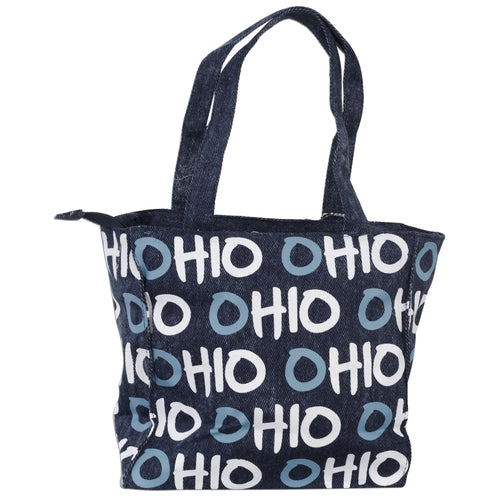 TBOH04 Tote Bag SM / Ohio Repeat - Washed DENIM