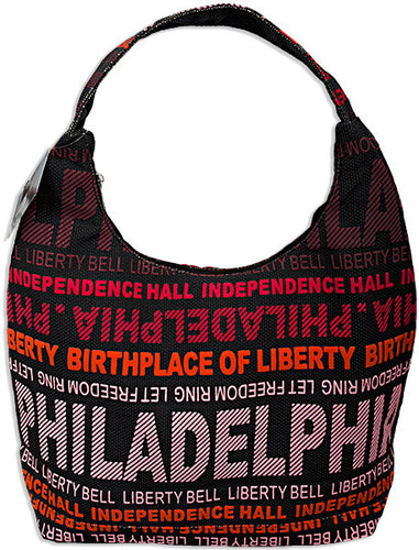 Robin Ruth Tote Bag - Big City - Philadelphia Puff Rainbow RED