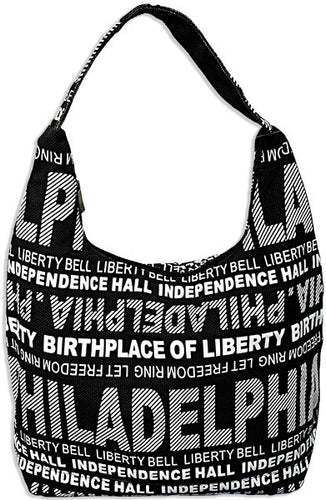 Robin Ruth Tote Bag - Big City - Philadelphia Puff BLACK/WHITE