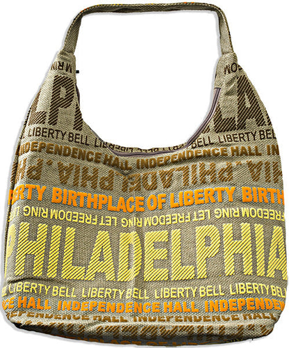 Robin Ruth Tote Bag - Big City - Philadelphia Tan/Orange 