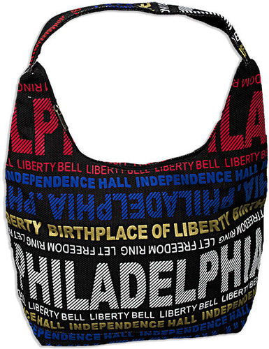 Robin Ruth Tote Bag - Big City - Philadelphia Black/Patriotic 