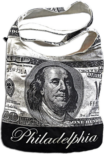 Robin Ruth Sling Bag - Ben Franklin $100 Bill