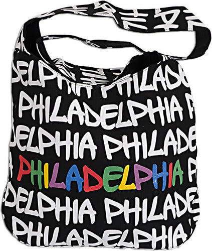 Robin Ruth Sling Bag -Black/White/Multi Philadelphia 