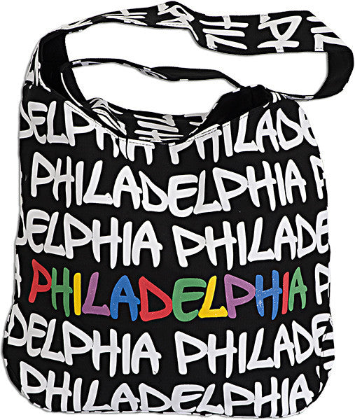 Robin Ruth Sling Bag -Black/White/Multi Philadelphia 