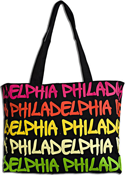 Robin Ruth Tote Bag - MED Philadelphia Black/Rain