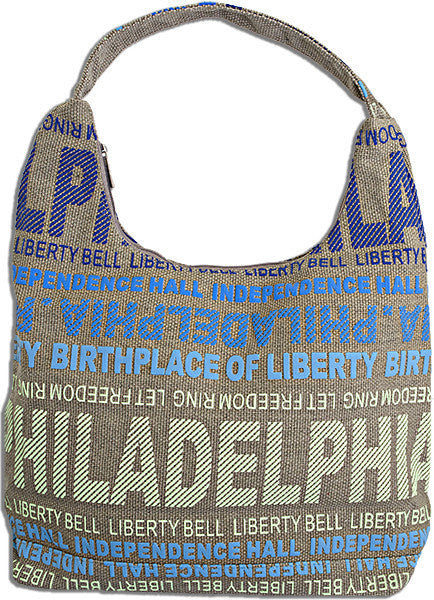 Robin Ruth Tote Bag - Big City - Philadelphia Tan/Blue 