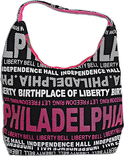 Robin Ruth Tote Bag - Big City - Philadelphia Black/Pink 